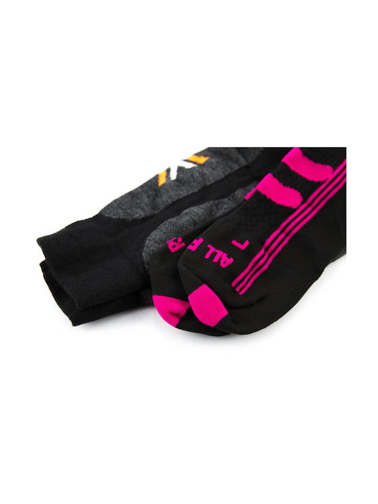 X-Socks Женски Ски и сноуборд чорапи Черен 1 чифт
