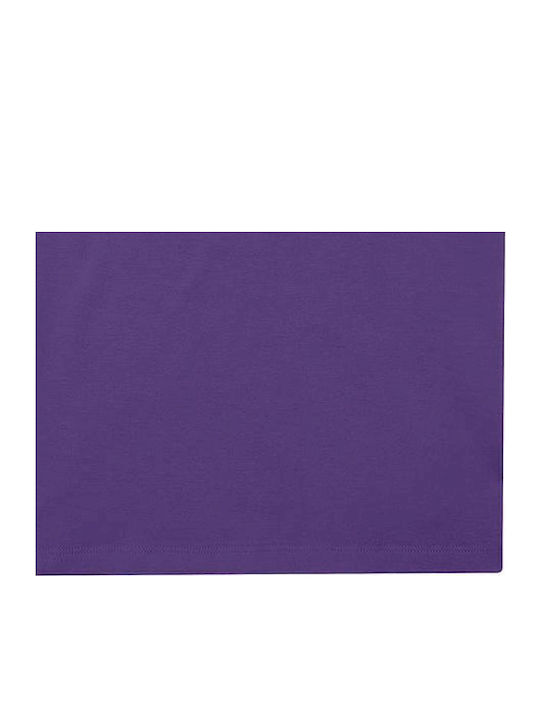 B&C Γυναικείο Διαφημιστικό T-shirt Κοντομάνικο σε Λιλά Χρώμα