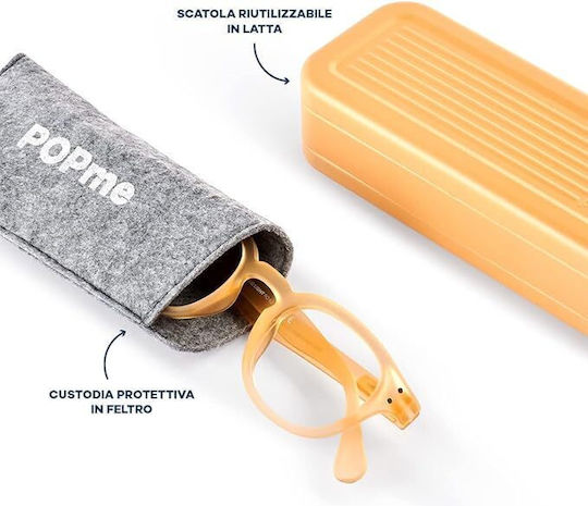 PopMe Ochelari de citit +2.50 Yellow Peach