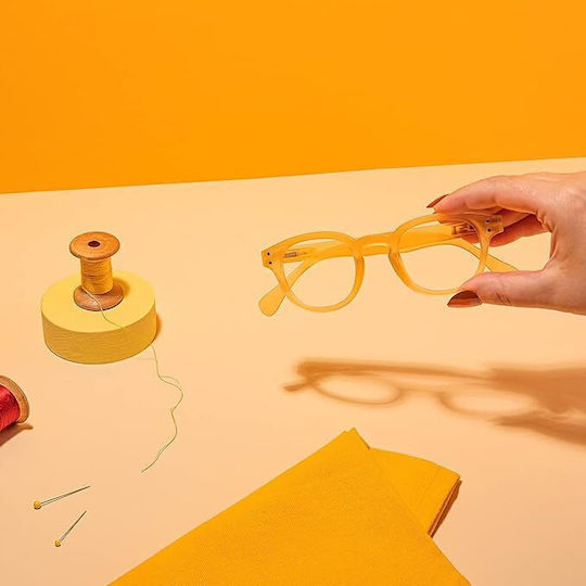 PopMe Reading Glasses +3.00 Yellow Peach