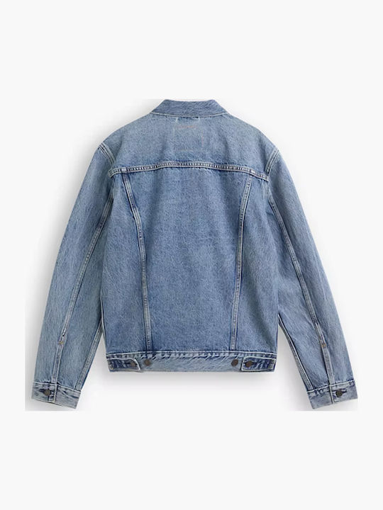 Trucker Denim Jacket Medium Aged Denim