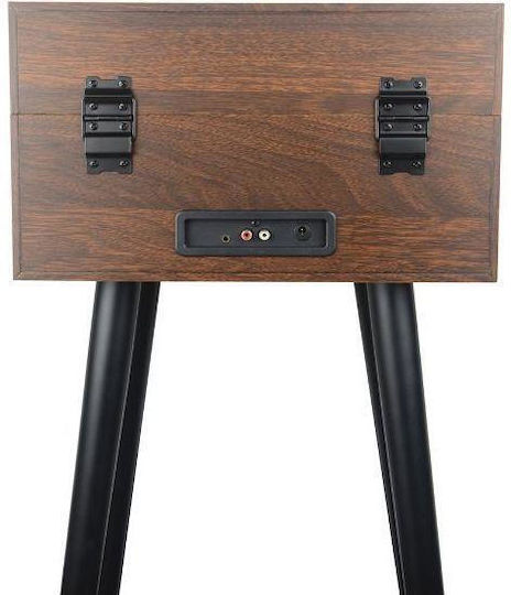 Akai Proffesional ATT-101 BT ATT-101 Βαλιτσάκι Πικάπ με Προενίσχυση και Ενσωματωμένα Ηχεία Καφέ
