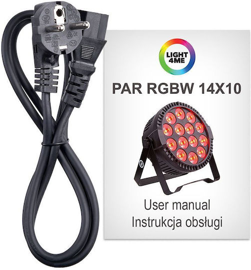 Light4me Προβολέας Spot LED PAR RGBW
