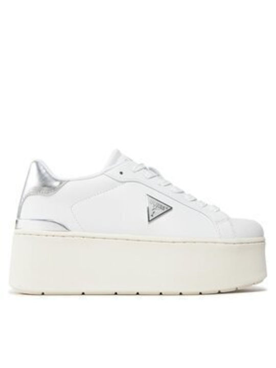Guess Αθλητικά Flatforms Sneakers White