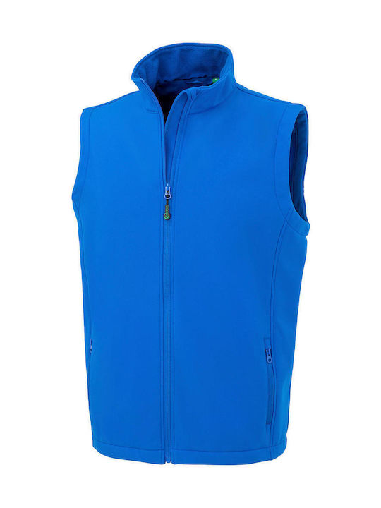 Result Men's Sleeveless Softshell Jacket Waterproof and Windproof Royal Blue