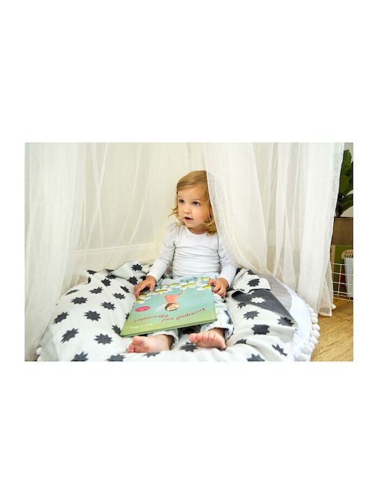 Laessig Blanket Nursery Swaddling Blankets Knitted White White 80x100cm