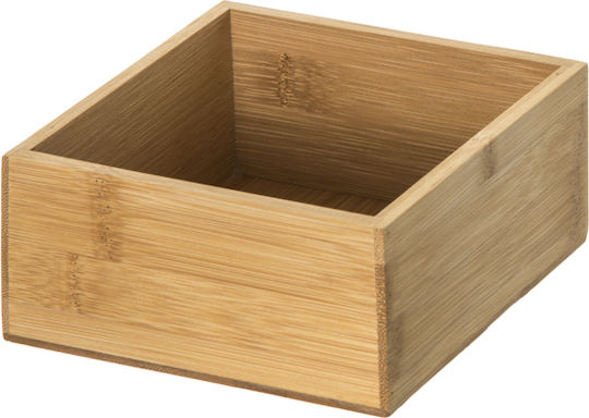 5Five Wooden Storage Box with Lid Beige 3pcs