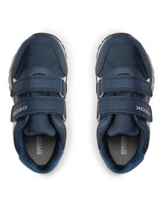 Geox Παιδικά Sneakers J Pavel Ανατομικά Navy Μπλε