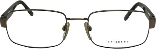 Burberry Metal Eyeglass Frame Black BE1079 1016