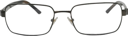 Burberry Metal Eyeglass Frame Silver BE1097 1003