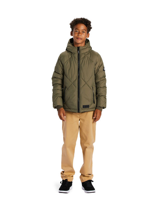 Kids Quilted Jacket with Hood KQE0/CAPERS