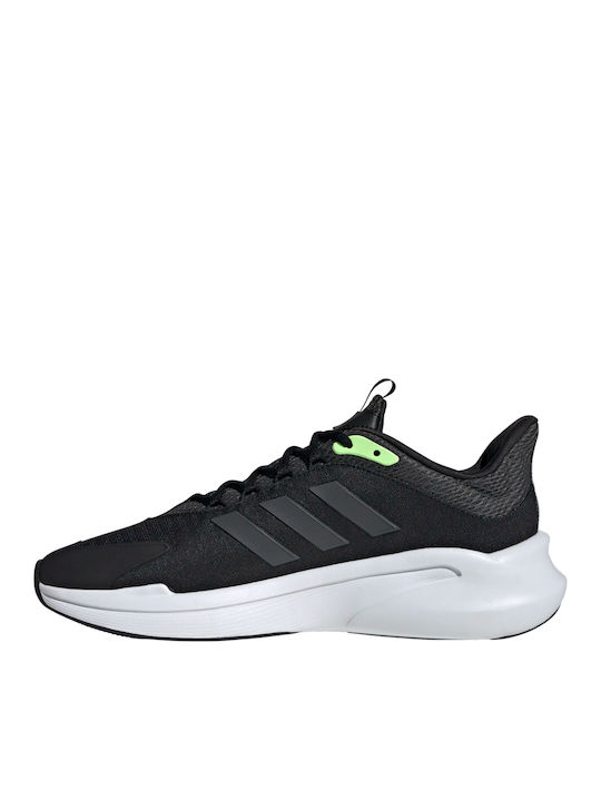 Adidas Alphaedge Ανδρικά Αθλητικά Παπούτσια Running Μαύρα