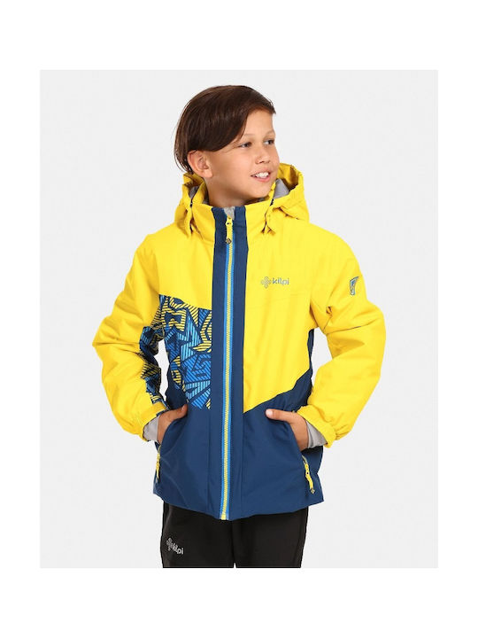 Kilpi Kids Casual Jacket with Hood Yellow