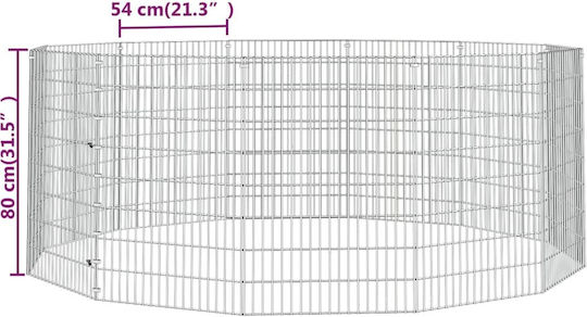 vidaXL Cușcă pentru Rozătoare 54x80x