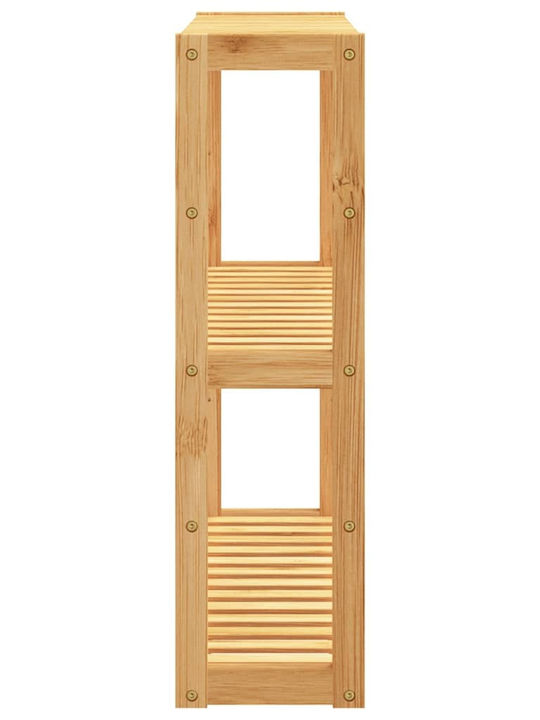 vidaXL Rafturi de baie Raft Baie Lemn 60x15x54cm Albastră