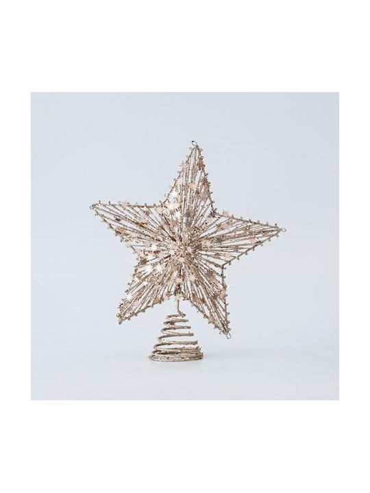 Eurolamp Christmas Christmas Tree Topper Ornament Ecru