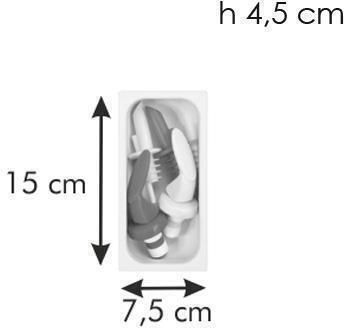 Tescoma Flexispace Θήκη για Μαχαιροπίρουνα Συρταριού Πλαστική σε Λευκό Χρώμα 7.4x14.8x4.5cm Tescoma Flexispace Θήκη για Μαχαιροπίρουνα Συρταριού Πλαστική σε Λευκό Χρώμα 7.4x14.8x4.5cm