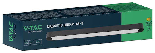 V-TAC LED Γραμμικό Φωτιστικό Οροφής 18W Ψυχρό Λευκό IP20 Μ38.5xΒ2.6xΥ2.4εκ.