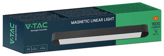V-TAC LED Kommerzielle lineare Beleuchtung Leuchte Decke 14W Warmes Weiß IP20 B27.8xT2.6xH2.4cm