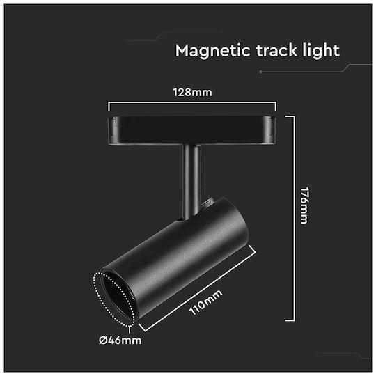 V-TAC Commercial Linear LED Ceiling Light 11W Warm White IP20 L17.6xD12.8xH4.6cm
