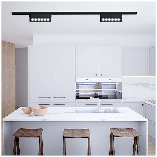 V-TAC LED Γραμμικό Φωτιστικό Οροφής 12W Ψυχρό Λευκό IP20 Μ26xΒ5.2xΥ3.3εκ.