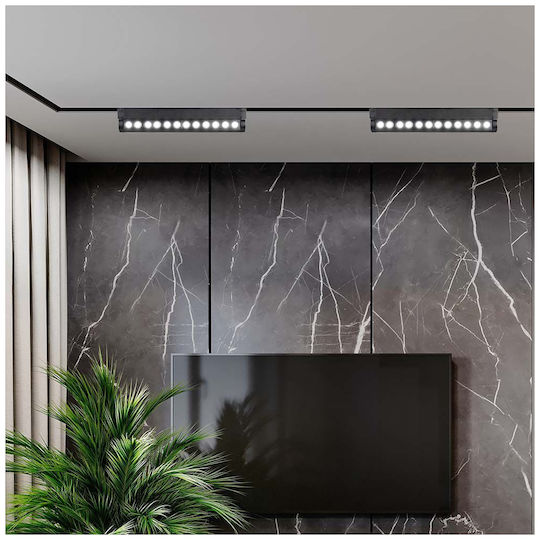 V-TAC LED Γραμμικό Φωτιστικό Οροφής 12W Θερμό Λευκό IP20 Μ26xΒ5.2xΥ3.3εκ.