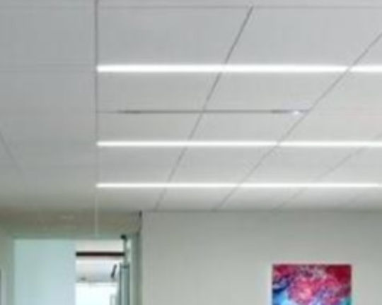 Aca Wila Commercial Linear Recessed LED Ceiling Light 41W Natural White IP20 149cm