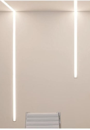 Aca Vylo Commercial Linear Recessed LED Wall Light 25W Warm White IP20 93cm