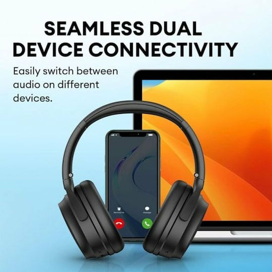 Edifier WH700NB Wireless Bluetooth Over Ear Headphones with 68 Hours Playing Time and Quick Charge Black