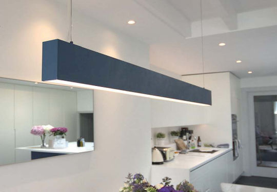 Aca LED Lumina liniară Lumină Plafon 16W Alb natural IP20 cu Intensitate Reglabilă 58cm