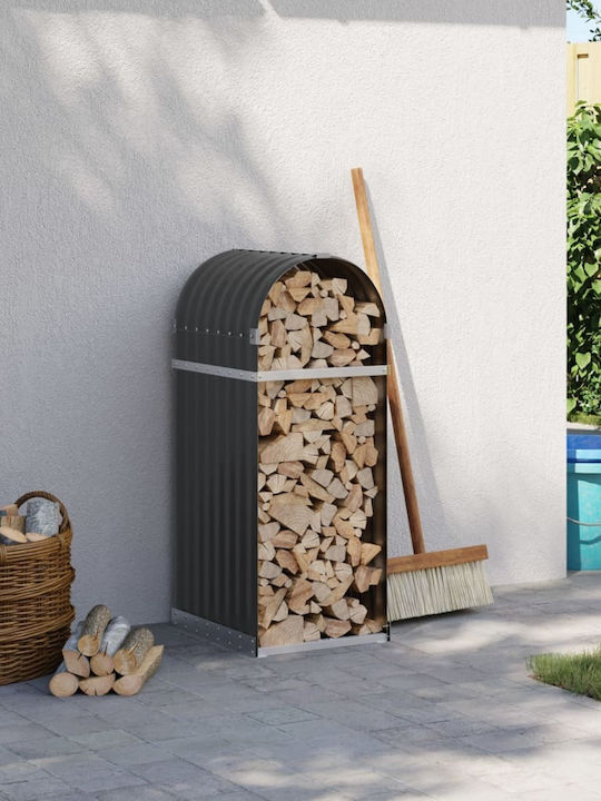 vidaXL Metallisch Regal Holzlagerung 40x45x100cm