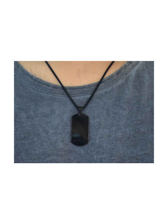 Necklace from Steel Black