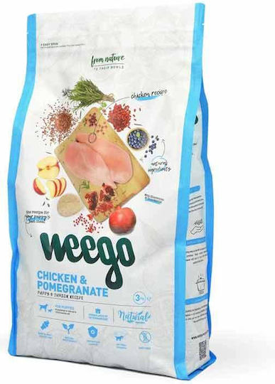 Weego 12kg Trockenfutter mit wenig Getreide für Welpen mit Huhn