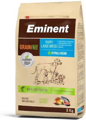 Eminent Platinum Puppy Large 2kg Dry Food Grain Free for Puppies of Large Breeds with Vegetables and Fish