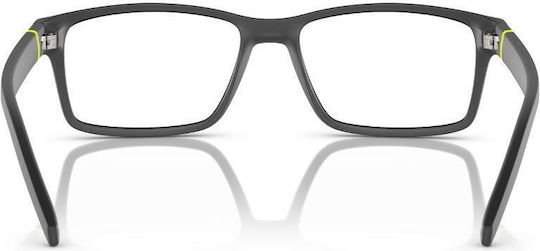 Arnette Leonardo Plastic Eyeglass Frame Gray AN7179 2870