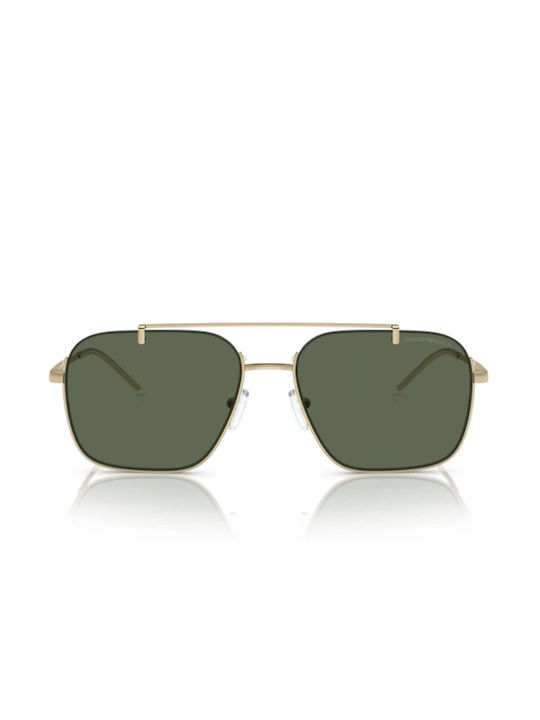 Emporio Armani Sonnenbrillen mit Gold Rahmen und Grün Linse EA2150 301371