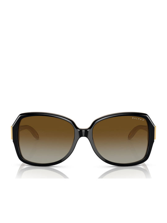 Ralph Lauren Sunglasses Μαύρα with Acetate Frame & Brown Lens Ralph Lauren Sunglasses Μαύρα with Acetate Frame & Brown Lens