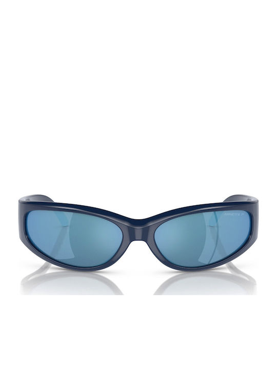 Arnette Unisex Γυαλιά Ηλίου με Μπλε Κοκκάλινο Σκελετό και Μπλε Polarized Καθρέφτη Φακό