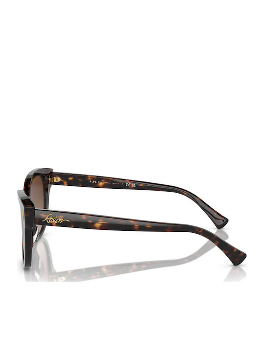 Ralph Lauren Women's Sunglasses with Brown Tartaruga Plastic Frame and Brown Gradient Lens RA5305U 500313