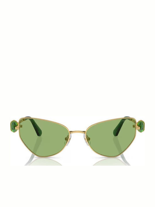 Swarovski Ochelari de soare Χρυσά cu Cadru & Verde Lentilă Swarovski Ochelari de soare Χρυσά cu Cadru & Verde Lentilă