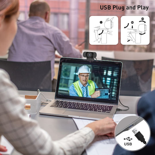EDUP Web Camera HD 720p με Autofocus EP-1080P8