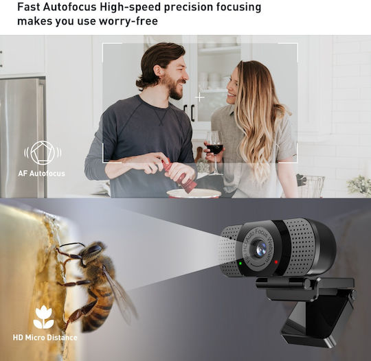 EDUP Web Camera HD 720p με Autofocus EP-1080P8