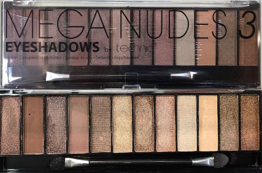 Technic Mega Nudes Eye Shadow Palette in Solid Form 3 18gr
