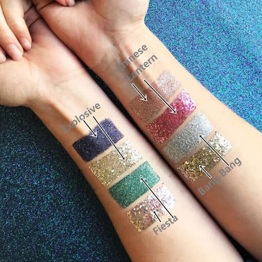 MUA Ultra Sparkle Duo Double Eye Shadow in Powder Explosive 6.4gr