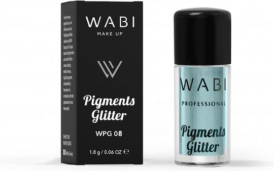Wabi Beauty Pigments Glitter Lidschatten in Pulver mit Türkis Farbe 1.8gr