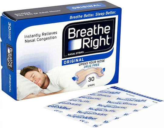 Breathe Right Original Назална Лента 30бр