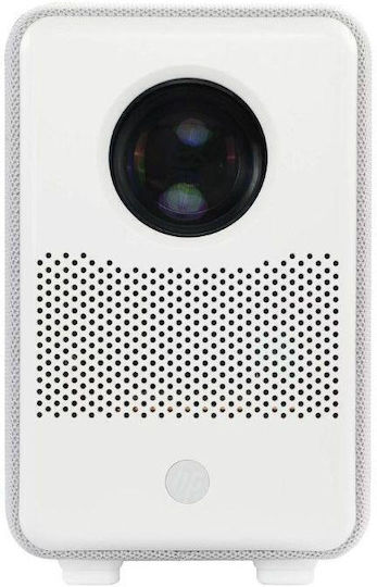 HP CC200 3-ΙΝ-1 Projector LCD Full HD Λάμπας LED με Ενσωματωμένα Ηχεία Λευκός