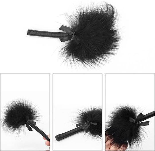 Lovetoy Deluxe Bondage Kit BDSM Kit Blindfold, Cuffs & Tickler in Black Color