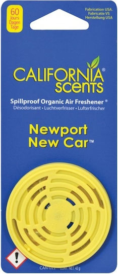 California Scents Αρωματική Κονσέρβα Κονσόλας/Ταμπλό Αυτοκινήτου New Car 42gr