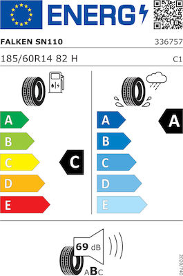 Falken Sincera SN110 Ecorun Car Summer Tyre 185/60R14 82H